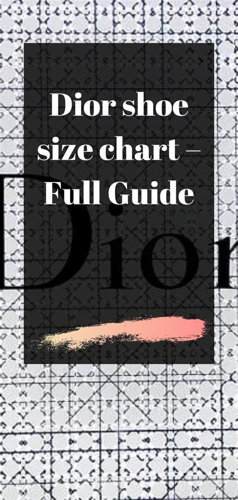 home dior shoes|dior shoe size chart.